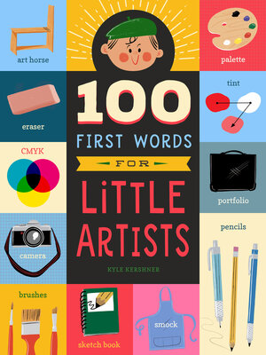 100 First Words for Little Artists - ebook